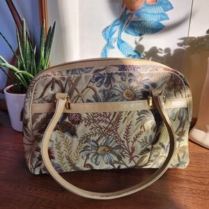 Morris Moskowitz Floral Tapestry Purse
